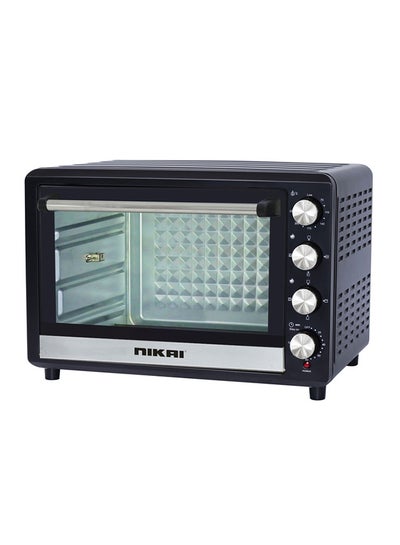 NIKAI Electric Oven With Convection & Rotisserie Function 100 L 2200 W NT1008RCX Black