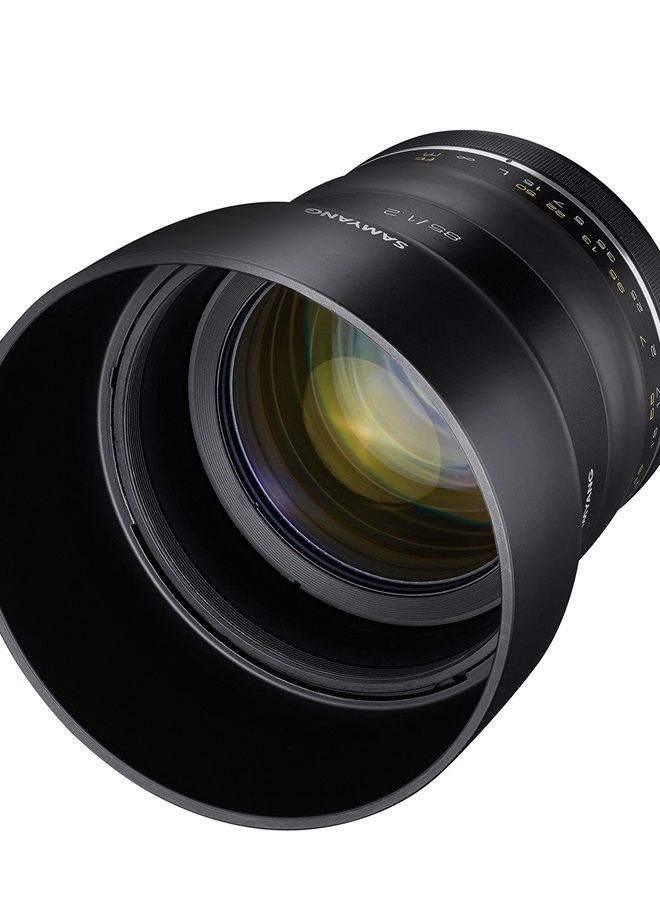 Samyang SYXP85-C XP 85mm f/1.2 High Speed Lens for Canon EF with Built-in AE Chip, Black - Image 4
