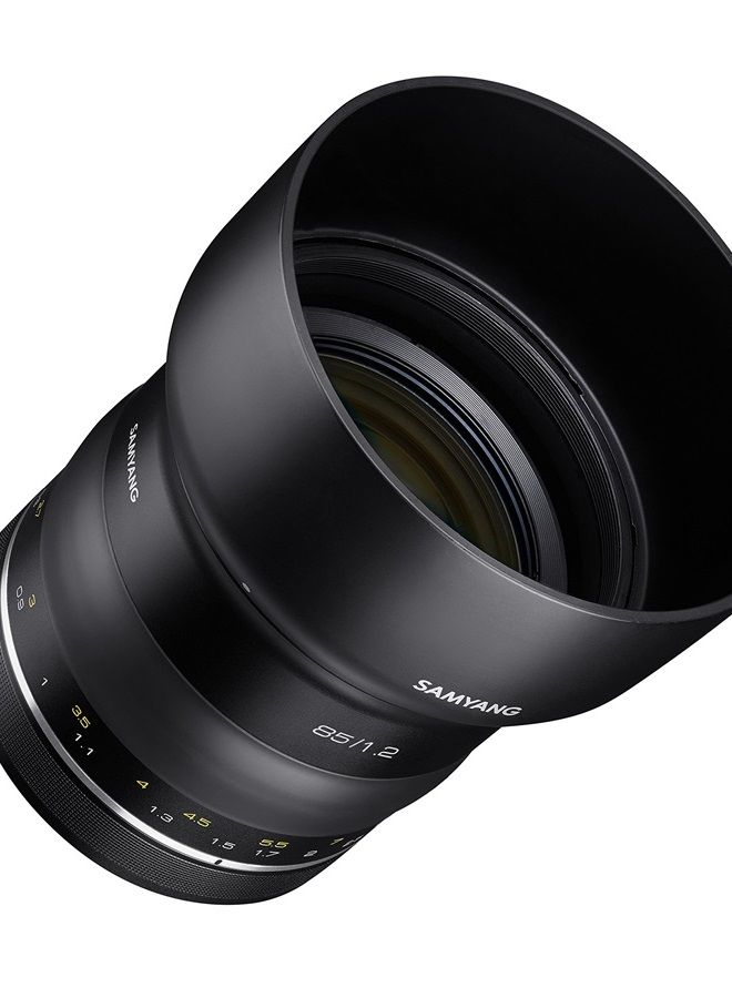 Samyang SYXP85-C XP 85mm f/1.2 High Speed Lens for Canon EF with Built-in AE Chip, Black - Image 3