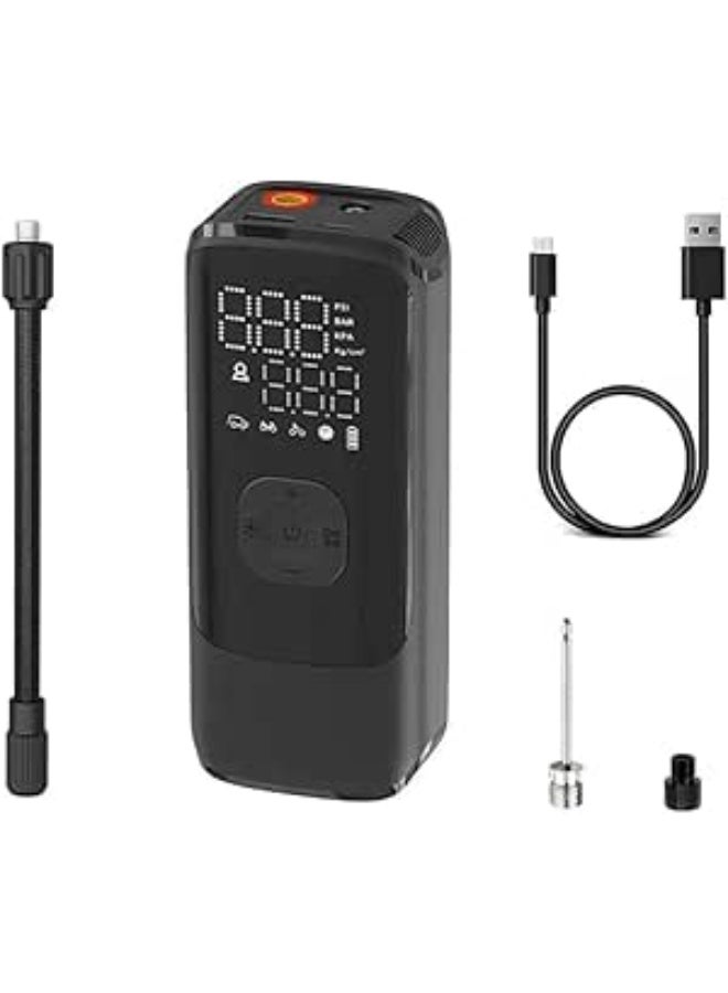 Digital Air Compressor 150 PSI - Portable Tire Inflator for Emergency Use - Image 1