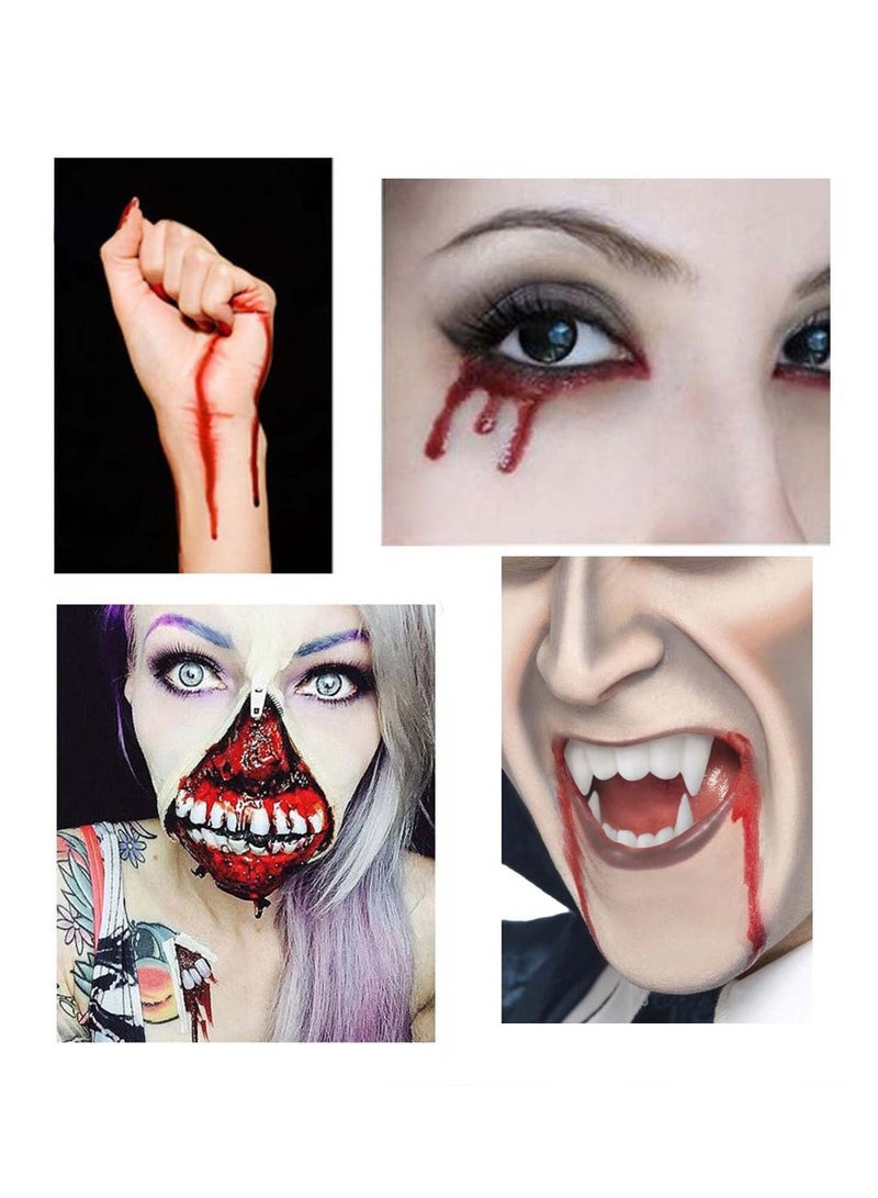 Party Time 1pc Fake Blood Make Up Tube - for Theater, Costume, Zombie Make Up , Vampire and Monster and Halloween Dress Up (28gms/tube) - Image 3