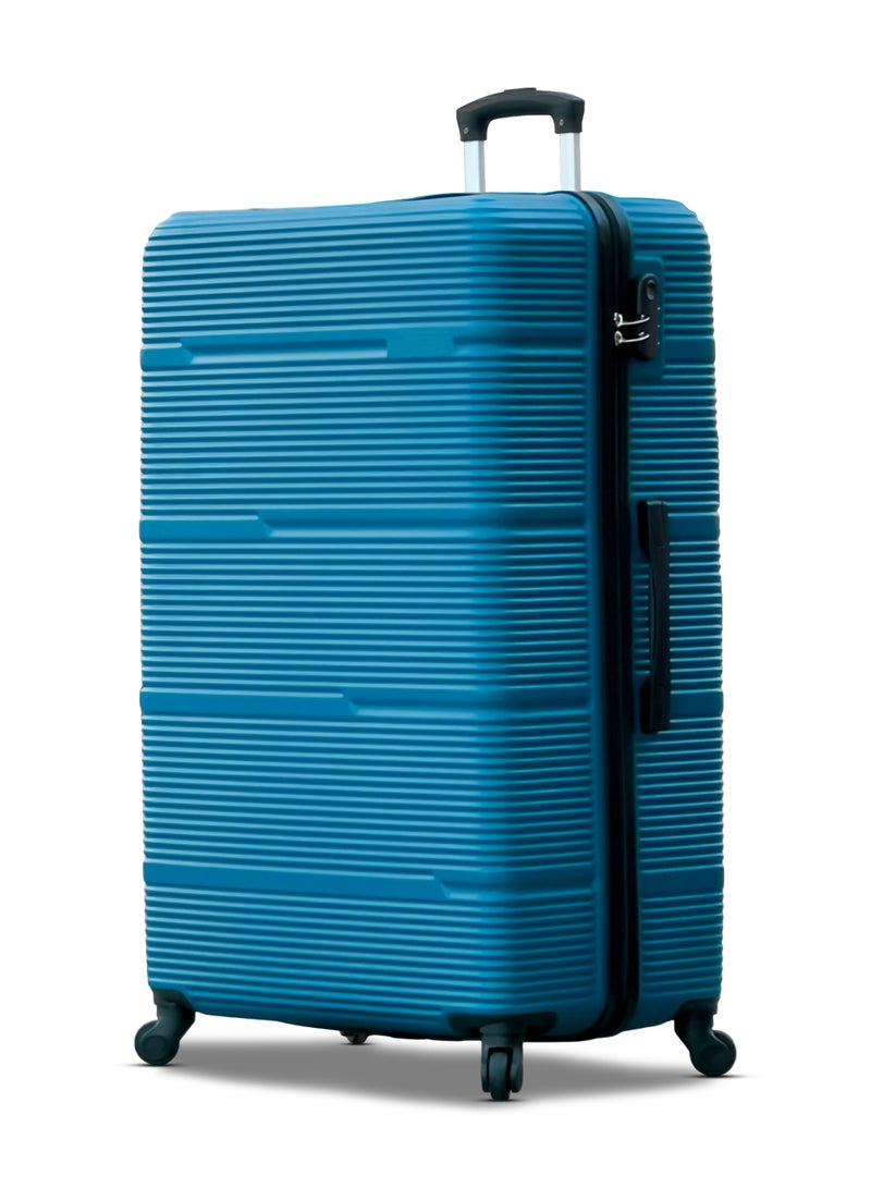 ZAAPPY Hard Shell Horizon Line ABS Lightweight 32 Inch (36-40kg) Luggage, Combination Lock Suitcase - Image 1