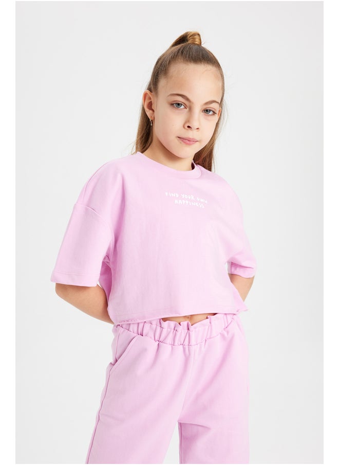 DeFacto - Girl Cropped Fit Knitted Set - 2 Pack - Image 1