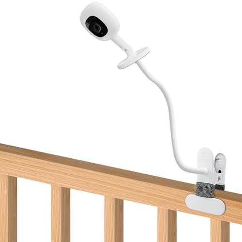 AISVAN Baby Monitor Mount Compatible with Nanit Pro Smart Baby Monitor & Flex Stand ,Also for Cameras with 1/4 Screw Mount Flexible Long Gooseneck ArmBaby Camera Holder Stand Without Tools - Image 1