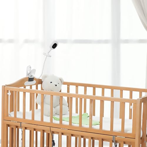 AISVAN Baby Monitor Mount Compatible with Nanit Pro Smart Baby Monitor & Flex Stand ,Also for Cameras with 1/4 Screw Mount Flexible Long Gooseneck ArmBaby Camera Holder Stand Without Tools - Image 5