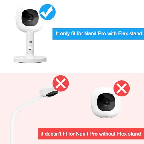AISVAN Baby Monitor Mount Compatible with Nanit Pro Smart Baby Monitor & Flex Stand ,Also for Cameras with 1/4 Screw Mount Flexible Long Gooseneck ArmBaby Camera Holder Stand Without Tools - Image 2