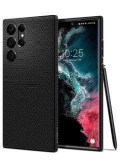 Spigen Liquid Air Samsung Galaxy S22 ULTRA Case Cover - Black  - Image 1