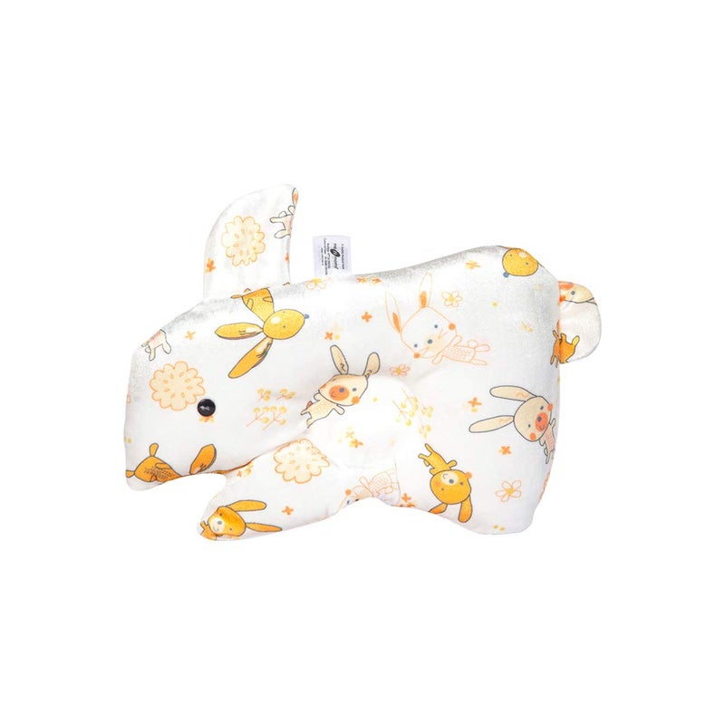 Mee Mee Breathable Baby Pillow with Head Support (Orange) for Babies - Image 1