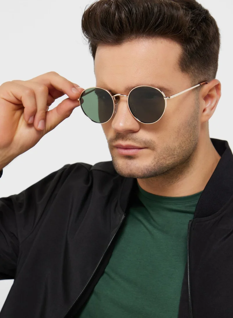 Seventy Five Casual Round Sunglasses