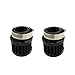 Bstenky 2PCS 25mm 1 Universal Air Intake Filter Vent Crankcase Breathe with Adjustable Clamp Car Air Filter Cold Breather Turbo Vent Cleaner Compatible with Car and Motorcycle Black - Image 2