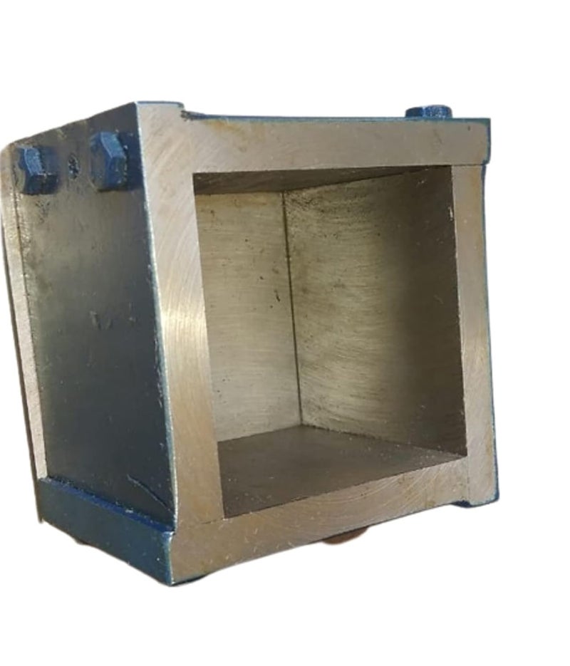 Heavy-Duty Cube Mould 70.6 mm for Concrete Testing | Durable Cast Iron Construction | Accurate Laboratory Testing Tool - Image 2