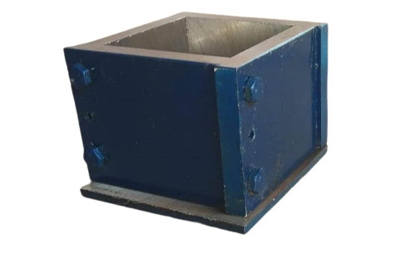 Heavy-Duty Cube Mould 70.6 mm for Concrete Testing | Durable Cast Iron Construction | Accurate Laboratory Testing Tool - Image 5