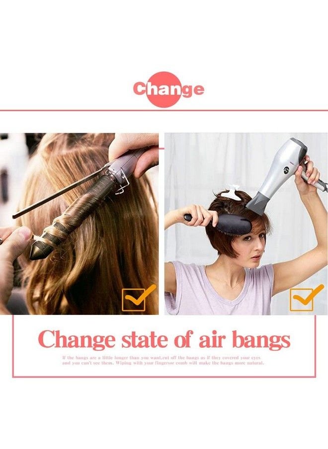 Electomania - Clip On Clip In Front Hair Bang Fringe Hair Extension Piece Thin Extension For Women And Girls (Natural Color) - Image 1