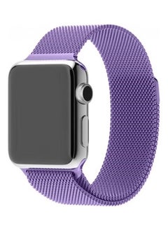 Stainless Steel Milanese Loop Mesh Band for Apple Watch 7/6/SE/5/4/3/2/1 38mm/40mm/41mm Lavender