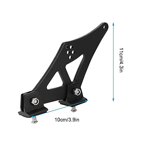 Akozon Spoiler Mount Brackets,Akozon 5" Universal Car CNC Aluminum Alloy Rear Wing Trunk Racing Tail Spoiler Legs Mount Brackets for Spoiler mounts Spoiler Brackets Jambe aileron Spoiler Bracket Spoiler - Image 2