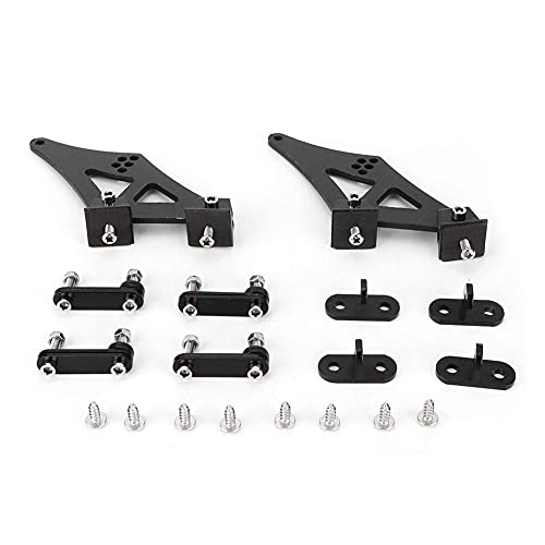 Akozon Spoiler Mount Brackets,Akozon 5" Universal Car CNC Aluminum Alloy Rear Wing Trunk Racing Tail Spoiler Legs Mount Brackets for Spoiler mounts Spoiler Brackets Jambe aileron Spoiler Bracket Spoiler - Image 1