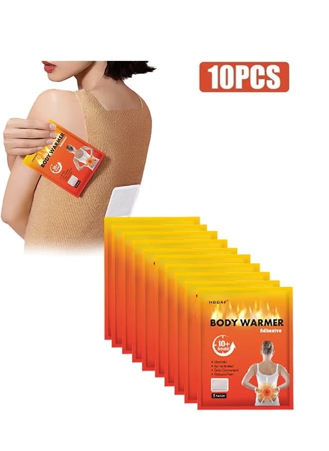 Hodaf 10PCS Hand Warmers,Body Warmers,Winter Foot Warmers for Skiing,Camping, Hiking or Fishing - Image 1