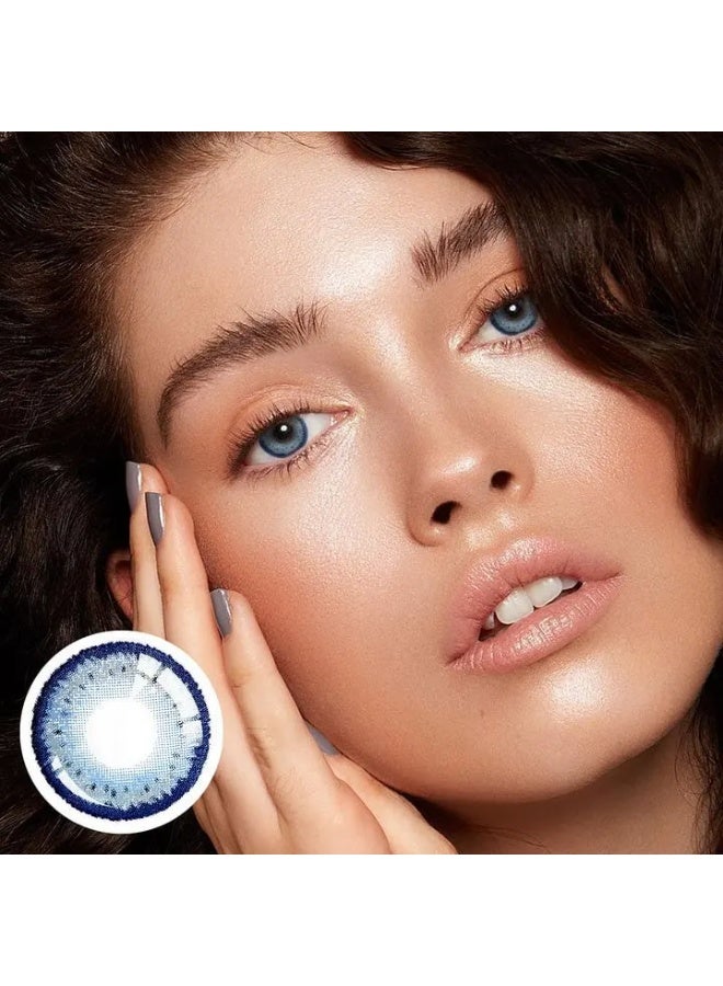 يونيبلينغ عدسات لاصقة ملونة  كلين الأزرق (سنوية) - Image 3