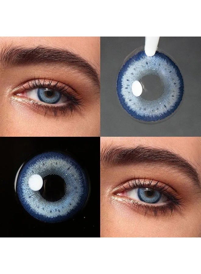 يونيبلينغ عدسات لاصقة ملونة  كلين الأزرق (سنوية) - Image 4