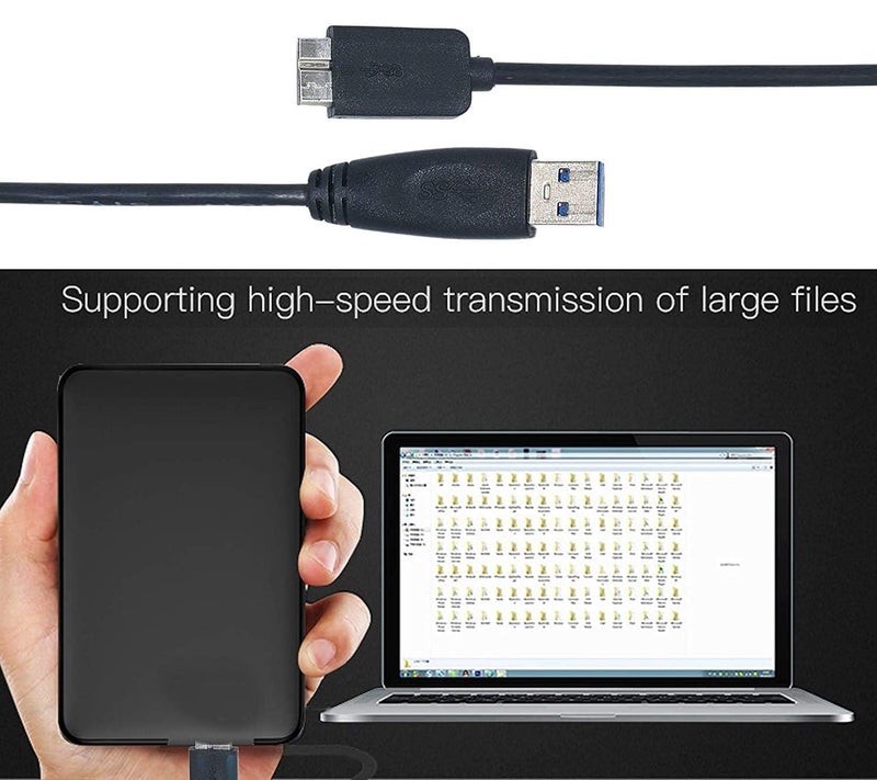 rts High Speed portable External USB 3.0 Hard disk cable hdd cable (75CM / 2.46 Foot) upto 5 Gbps data transfer compatible with Seagate wd Samsung Sony HP Toshiba Hitachi Sony Desktop Laptop - Image 5