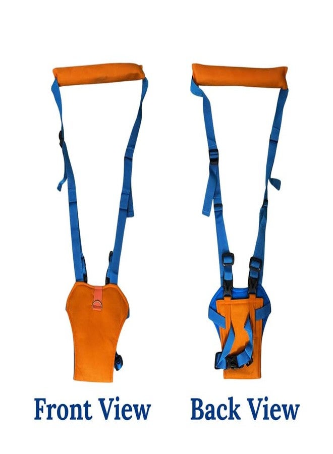 TAG24 Baby Walking Assistant Safety Harness | Adjustable Toddler Belt with Dual Foam Chest Support | Lightweight Infant Walking Helper | Baby Learning Walking Aid for Boys & Girls|Color-Orange - Image 5