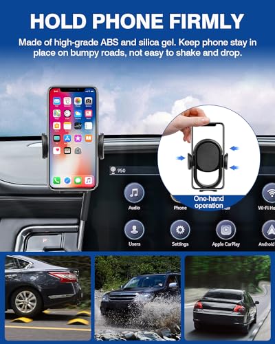 Autorder Car Phone Holder for 2021-2024 Chevrolet Chevy Suburban Tahoe/GMC Yukon Accessories Phone Mount 10.2-Inch Screen Cell Phone Automobile Cradles Hands-Free 360 Degree Rotation - Image 5