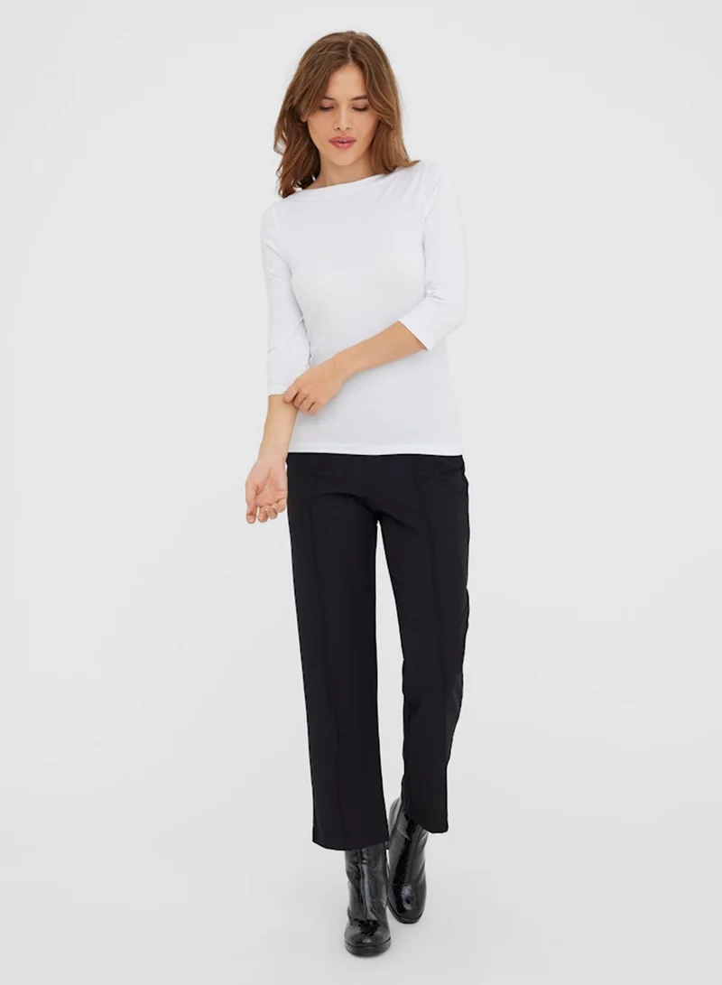 VERO MODA 3/4 Sleeve Basic Top