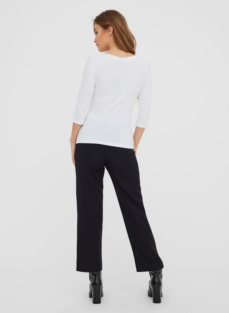 فيرو مودا 3/4 Sleeve Basic Top