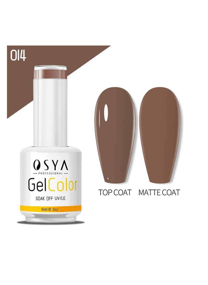 BEAUTY PLUS - gel Nail Polish Collection Soak Off UV&LED CANNI OUTPUT Gel polish 15ml (014) - Image 1
