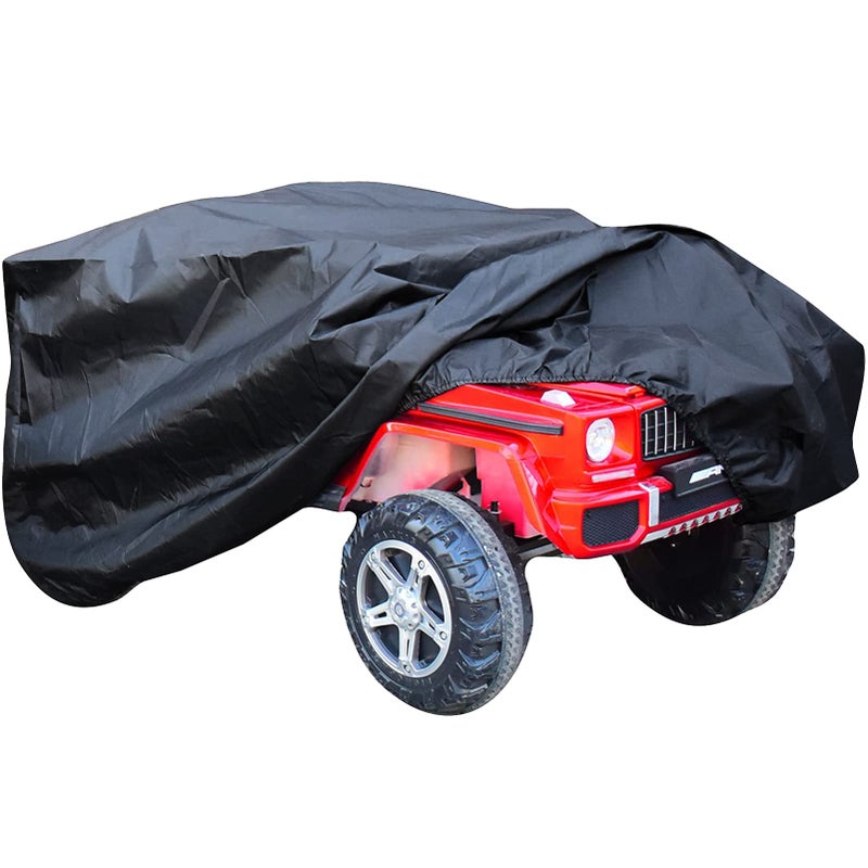 TOHONFOO Kids Ride-On Toy Car Cover, 52 x 26 x 22inch Outdoor Water Resistant Protection Cover Power Wheels Cover Waterproof for Children Wheels Toy Electric Car - Image 1