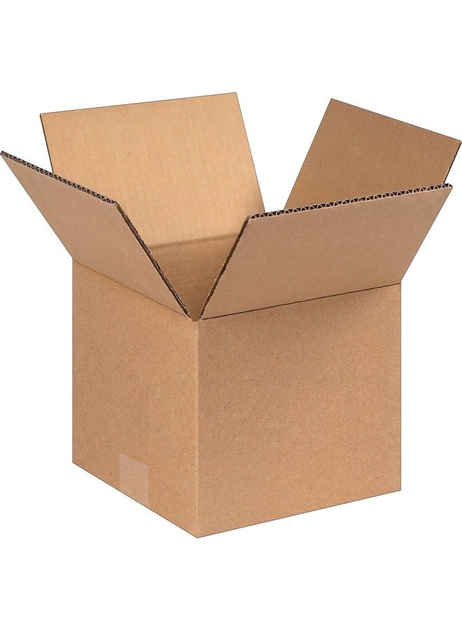 BOX USA صناديق شحن BOX USA، 8 بوصات طول × 8 بوصات عرض × 5 بوصات ارتفاع، عبوة من 25 صندوقًا | صندوق من الورق المقوى المموج للتعبئة والنقل والتخزين 8×8×5 885 - Image 1