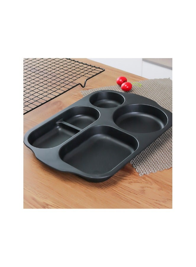 EBMINI New Anti Drop Multi Grid Dining Plate 