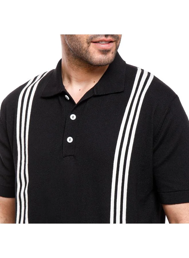 Coup Coup - Woven Polo-Shirt with Short Sleeves