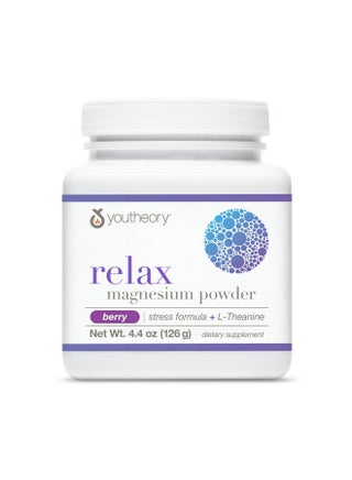 Youtheory Relax Magnesium Powder - Vegan Stress Relief Supplement with L-Theanine & GABA* - Supports Relaxation* - Dairy, Soy & Gluten Free - Berry, 4.4 oz - pzsku/Z3707C6993A896F859FBFZ/45/_/1739882628/d06c9bb0-9a55-4283-8603-4fe3d6663b63