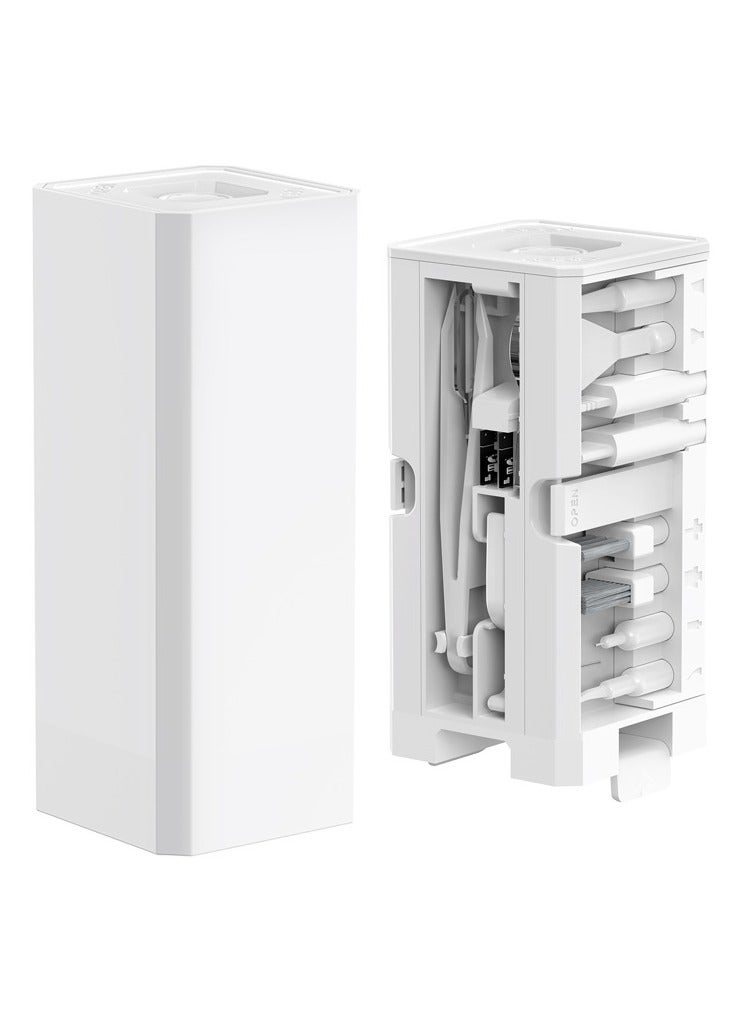 32-in-1 Multi-Purpose Cleaning Tool for Smartphones, Earphones, Laptops, Keyboards, and Camera Sensors – Deep Cleaning, Easy Screen Cleaning, Cable Maintenance, with Built-In SD/Sim/Game Card Slots - Image 1