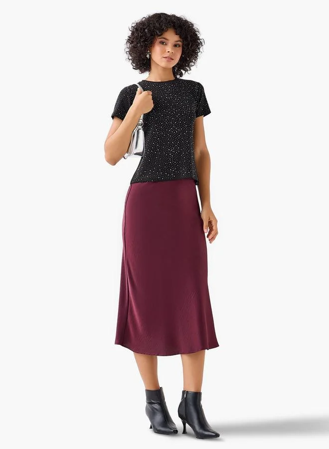 2Xtremz 2Xtremz Regular Fit T-shirt with Embellishments