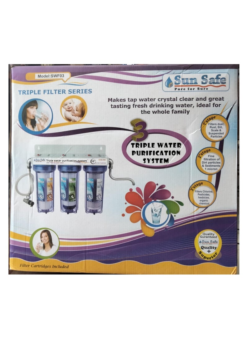 TRIPLE WATER PURIFICATION SYSTEM