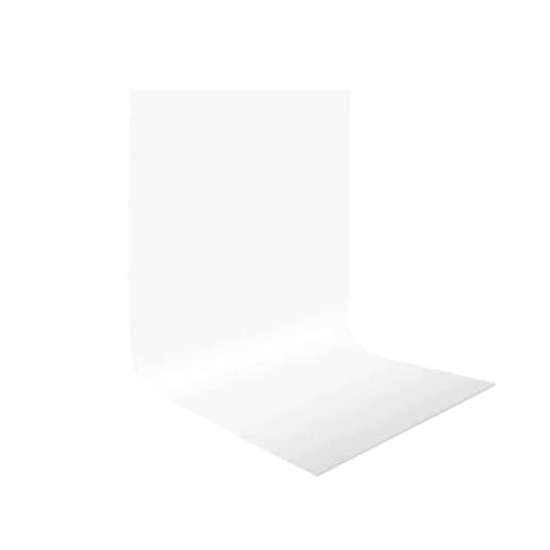 SMILEDRIVE® Photography Background Sheets - Backdrop Sheets 60 x 120 cm Waterproof Wrinklefree PVC Material (White) - Image 1