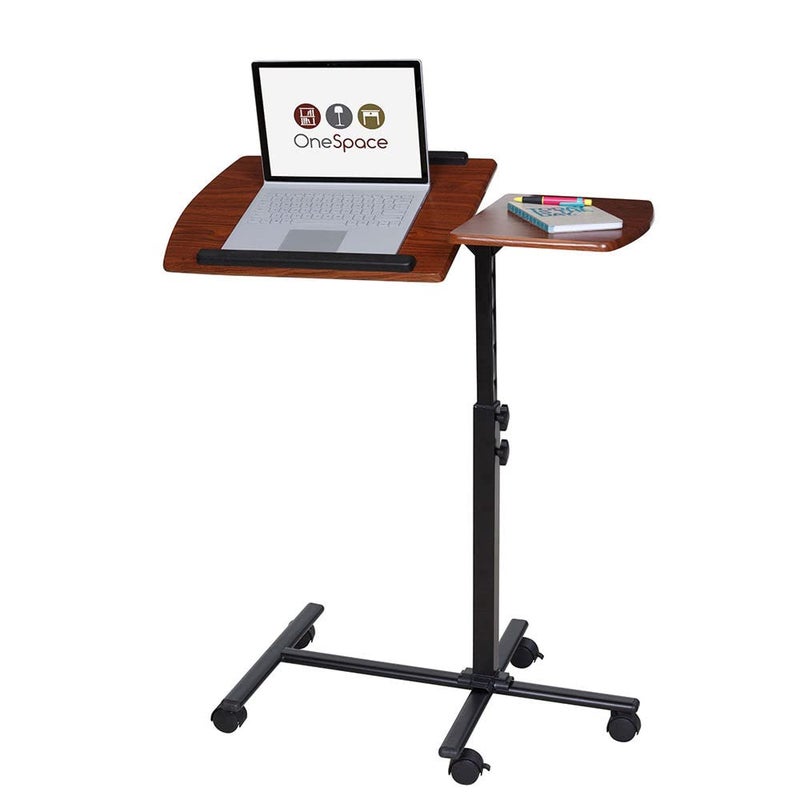 OneSpace OneSpace Angle and Height Adjustable Laptop Computer Dual Surface Cherry Red 