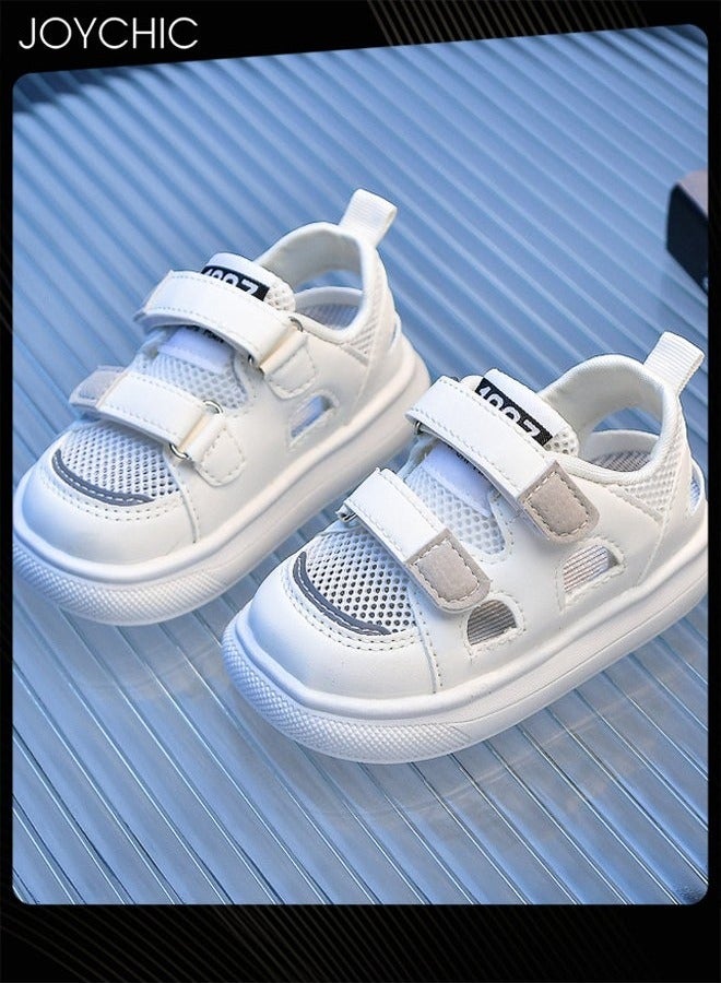 Joychic صندل شاطئي صيفي غير رسمي للأطفال بأصابع مفتوحة، حذاء رياضي مائي ناعم للأطفال الصغار - Image 1
