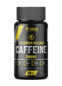 Body Builder Extended Release Caffeine Increase Alertness and Focus Boost Energy Levels And Physical Performance 30 Veggie Capsules