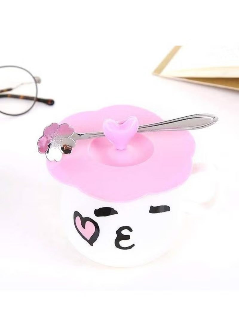 6 Pcs Silicone Cup Lids, Reusable Dust-Proof Covers for Coffee, Tea, Mugs, Bowls, Cans - Image 4