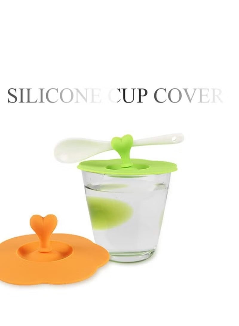 6 Pcs Silicone Cup Lids, Reusable Dust-Proof Covers for Coffee, Tea, Mugs, Bowls, Cans - Image 5