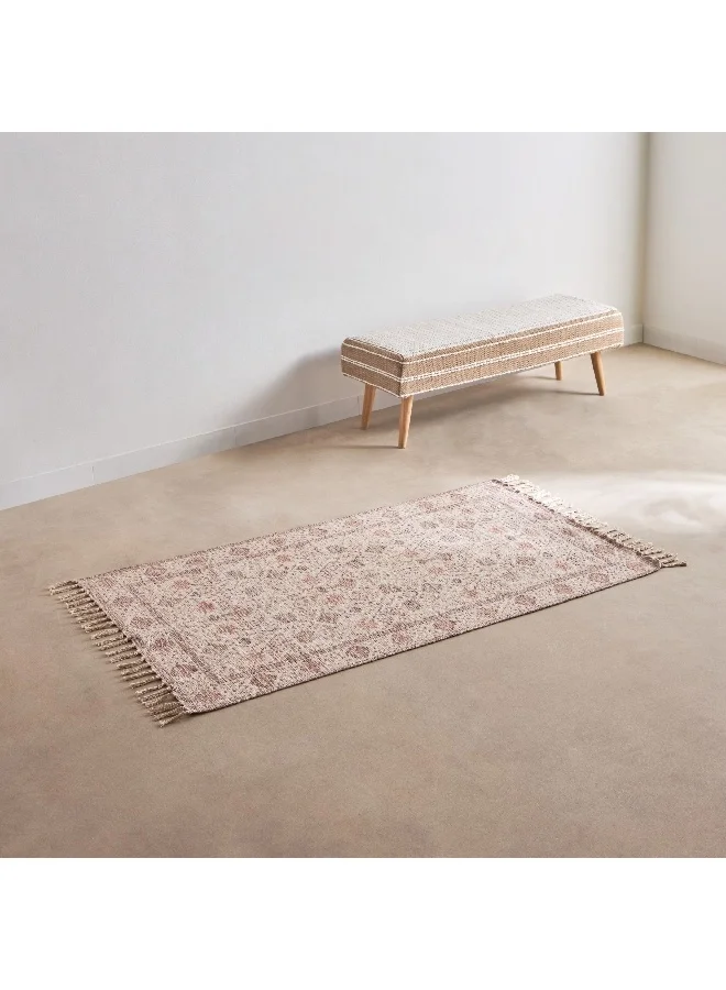 Home Box Glimmer Juana Handmade Printed Dhurrie 80 x 150 cm