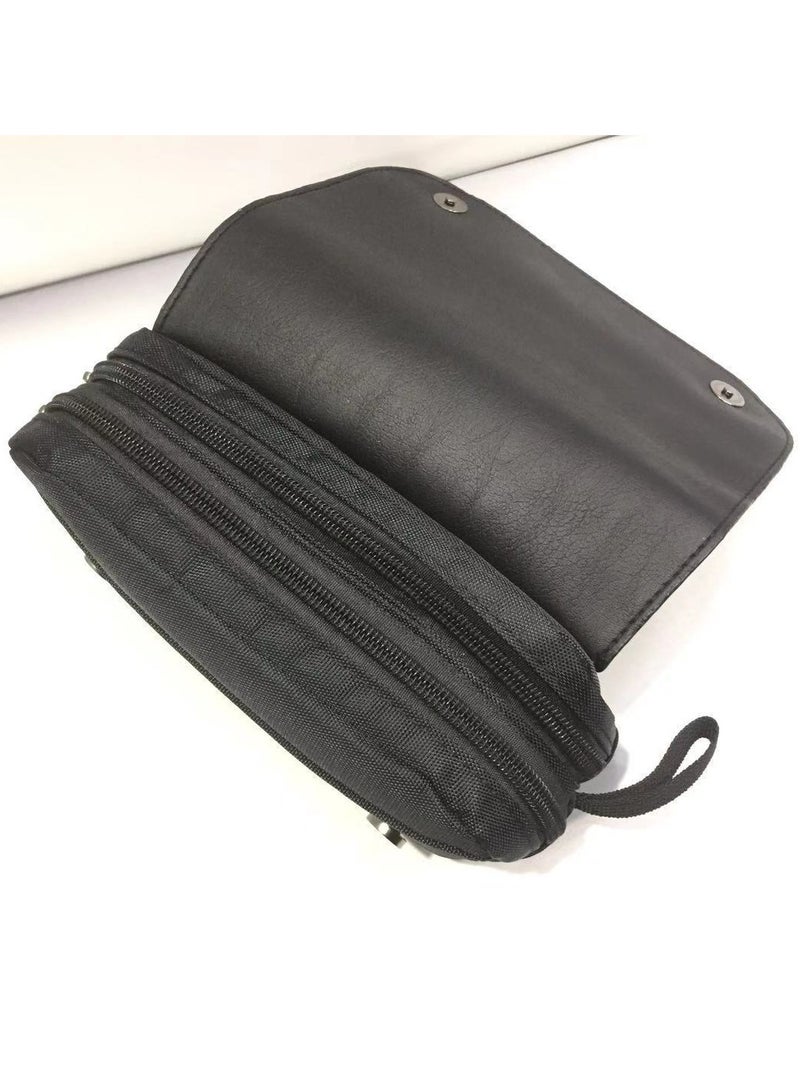 general Kpop Merchandise Marker Organizer Large Storage Pen Pouch Black and Pink Office Supplies - Image 3