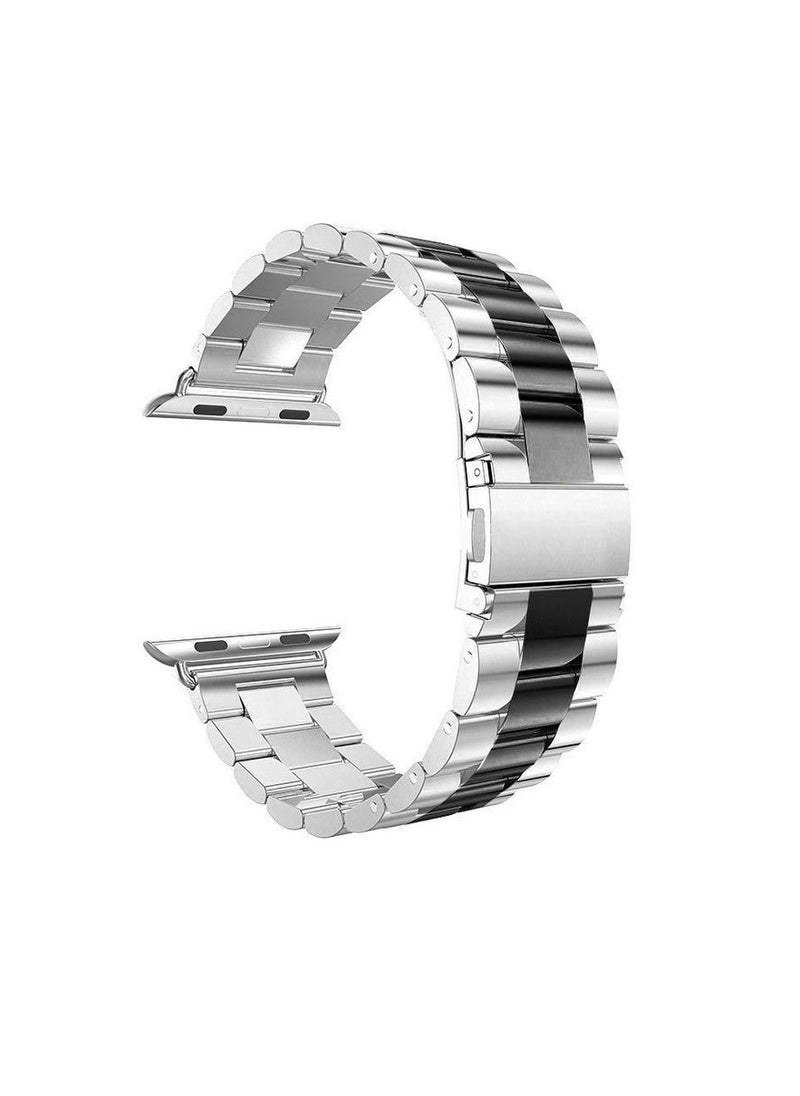 Generic - Stainless Steel Metal Bracelet Watch Band Strap Apple Smart Watch Series 6 - 38/40mm - Image 1