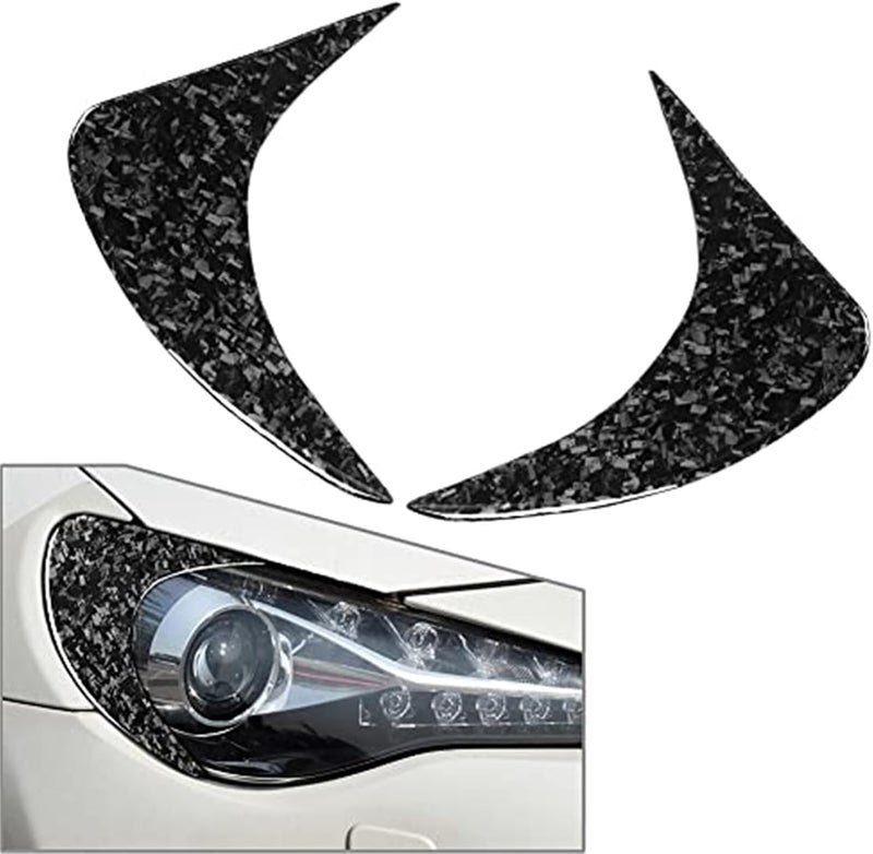 DEMULAX Carbon Fiber Headlight Eyebrow Trim for Toyota and Subaru - Image 5
