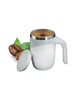 Generic Easy Automatic Magnetic Stirring Coffee Mug,Self Stirring Mug Magnetic Stirring Cup Rotating Home Office Travel Mixing Cup Suitable for Coffee/Milk/Tea/Hot Chocolat (WHITE)  - Image 1