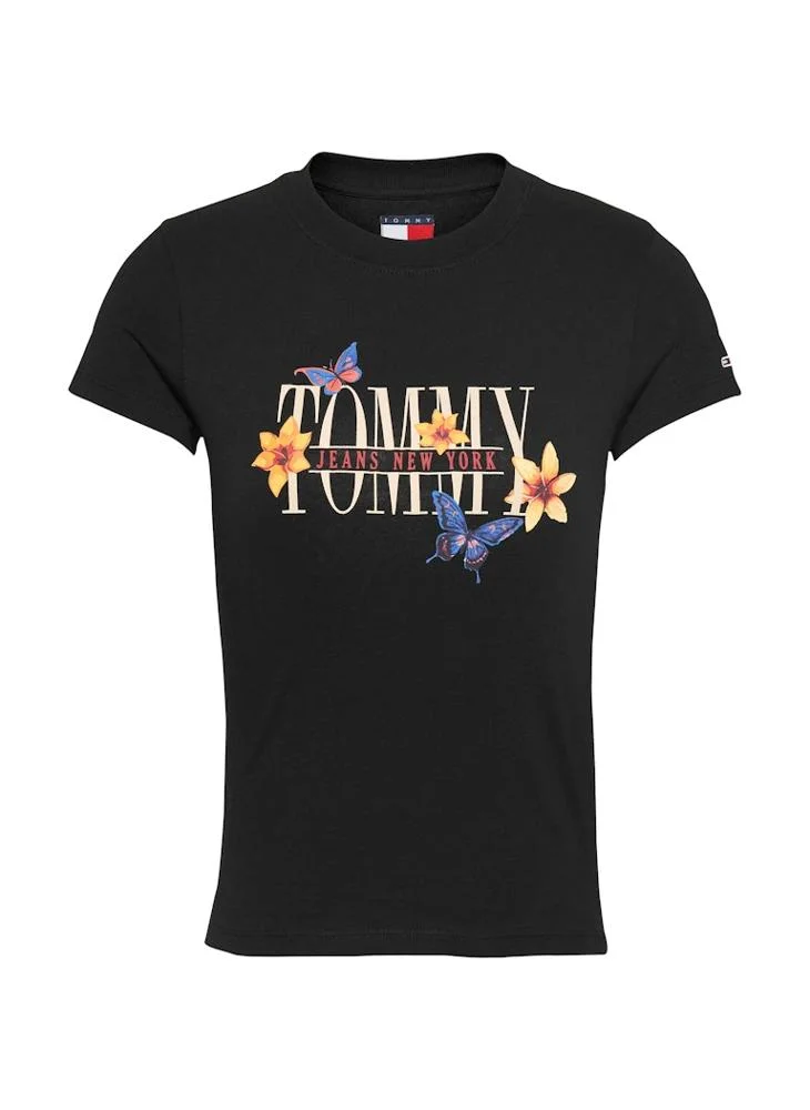 TOMMY JEANS Graphic Crew Neck T-Shirt