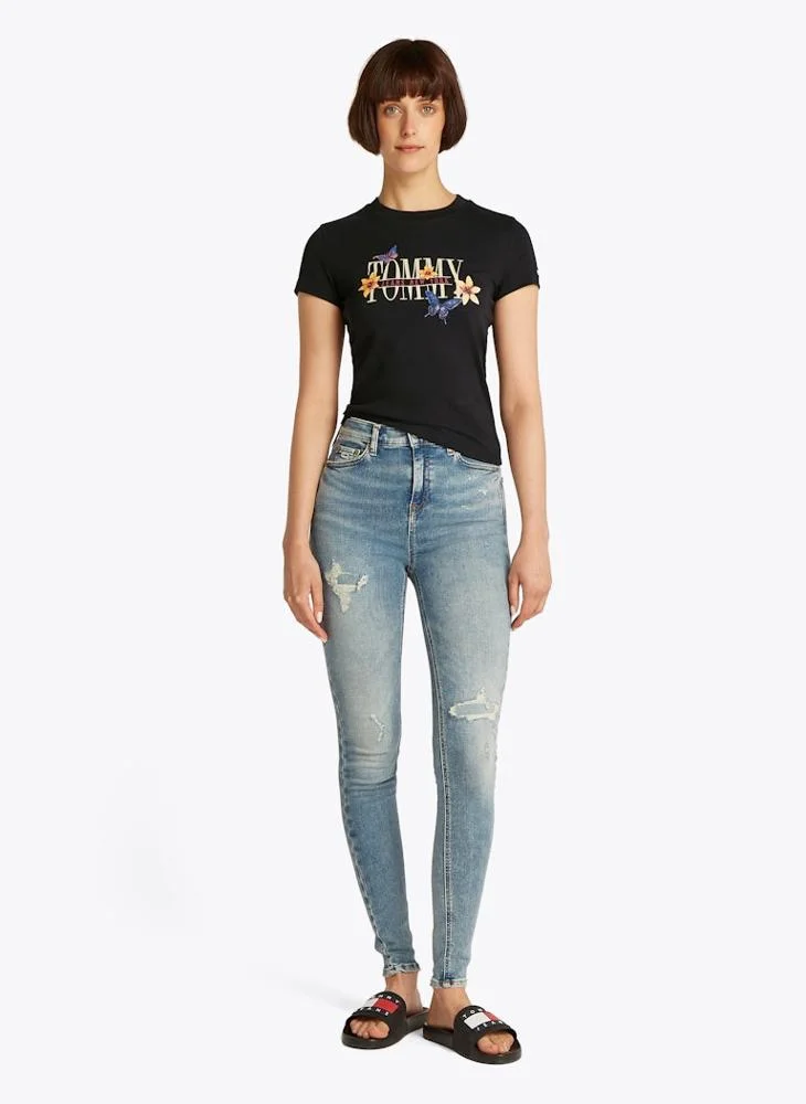 TOMMY JEANS Graphic Crew Neck T-Shirt